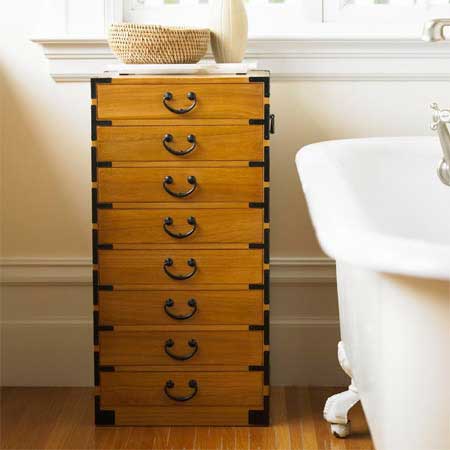 Tansu Japanese Jewelry Chests and Bathroom Chests