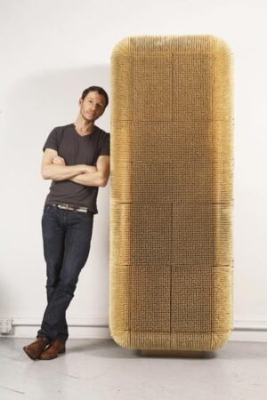 Magistral Cabinet by Sebastian Errazuriz - Bamboo Shell